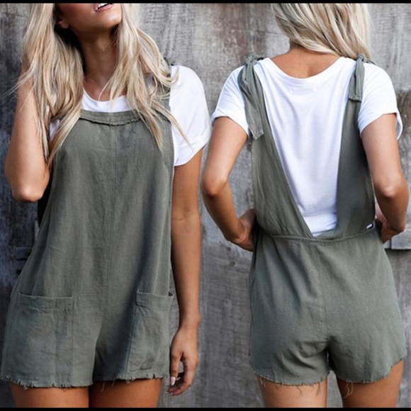Pants - Olive green jumper